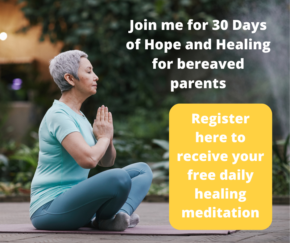 Guided meditations for bereaved parents to give them hope for the future and help them heal from their tragic loss 